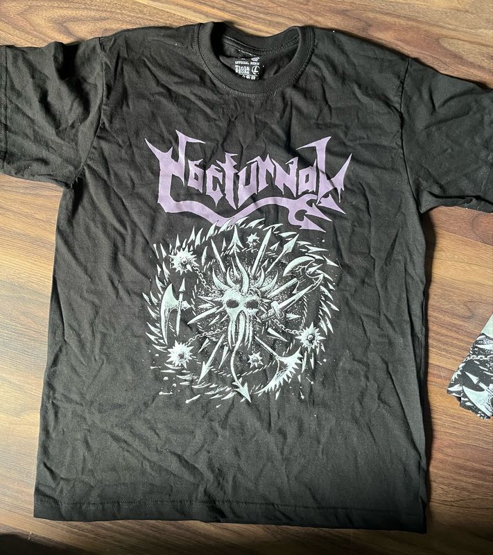 NOCTURNAL - Vortex of Steel Tour T-SHIRT (L size)