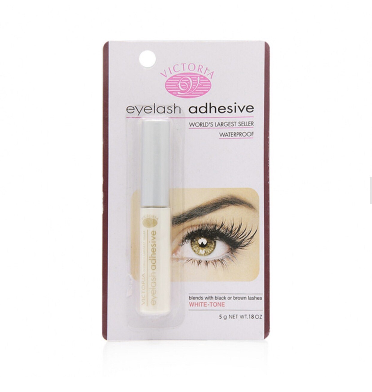 The original Victoria eyelashes glue, white