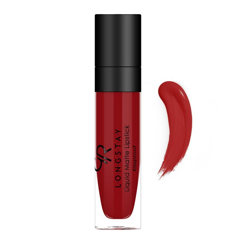 روج مطفي وثابت من قولدن روز رقم 18golden rose longstay liquid matte lipstick