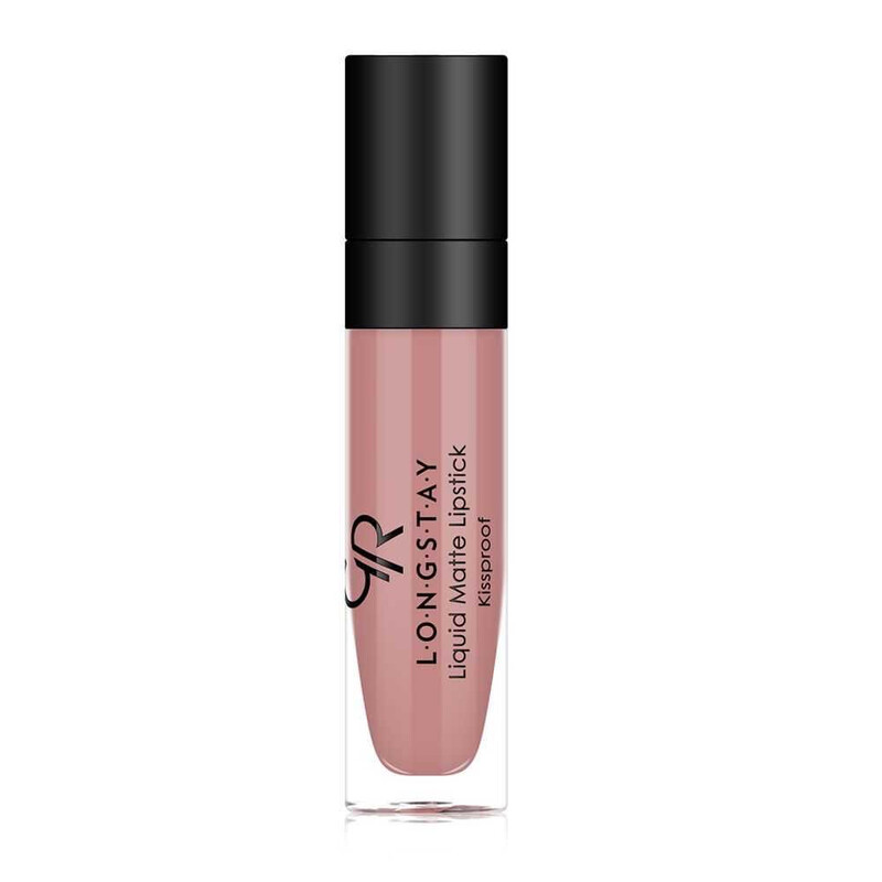 روج مطفي وثابت من قولدن روز رقم 01 golden rose longstay liquid matte lipstick