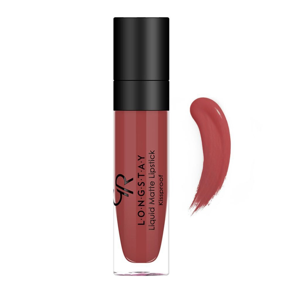 روج مطفي وثابت من قولدن روز رقم19 golden rose longstay liquid matte lipstick