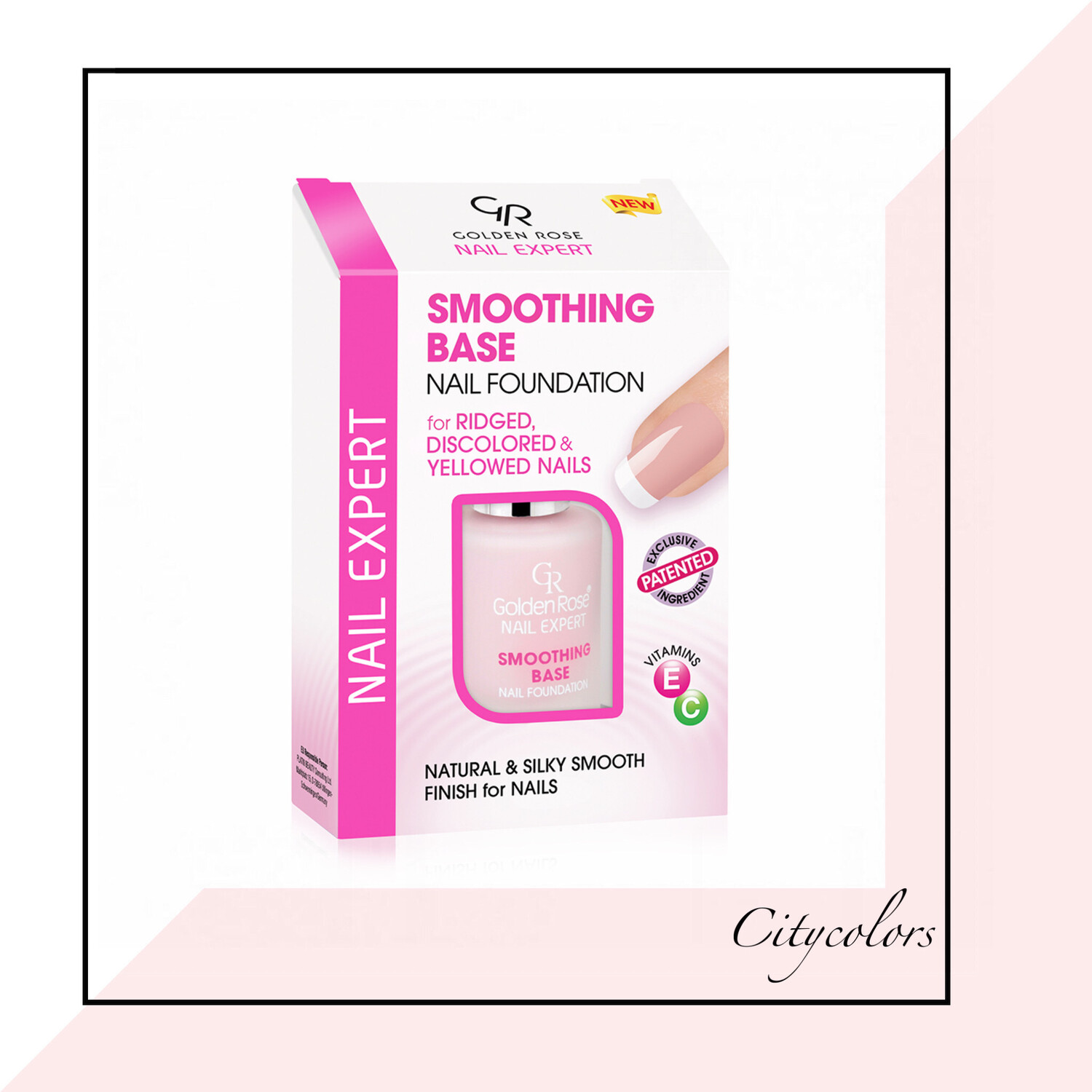 ‎ اساس مرطب للاظافر بمحتويات معدنية من غولدن روز الاصليه