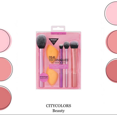 طقم فرش الوجه من ريل تكنيك مكون من 6 قطع