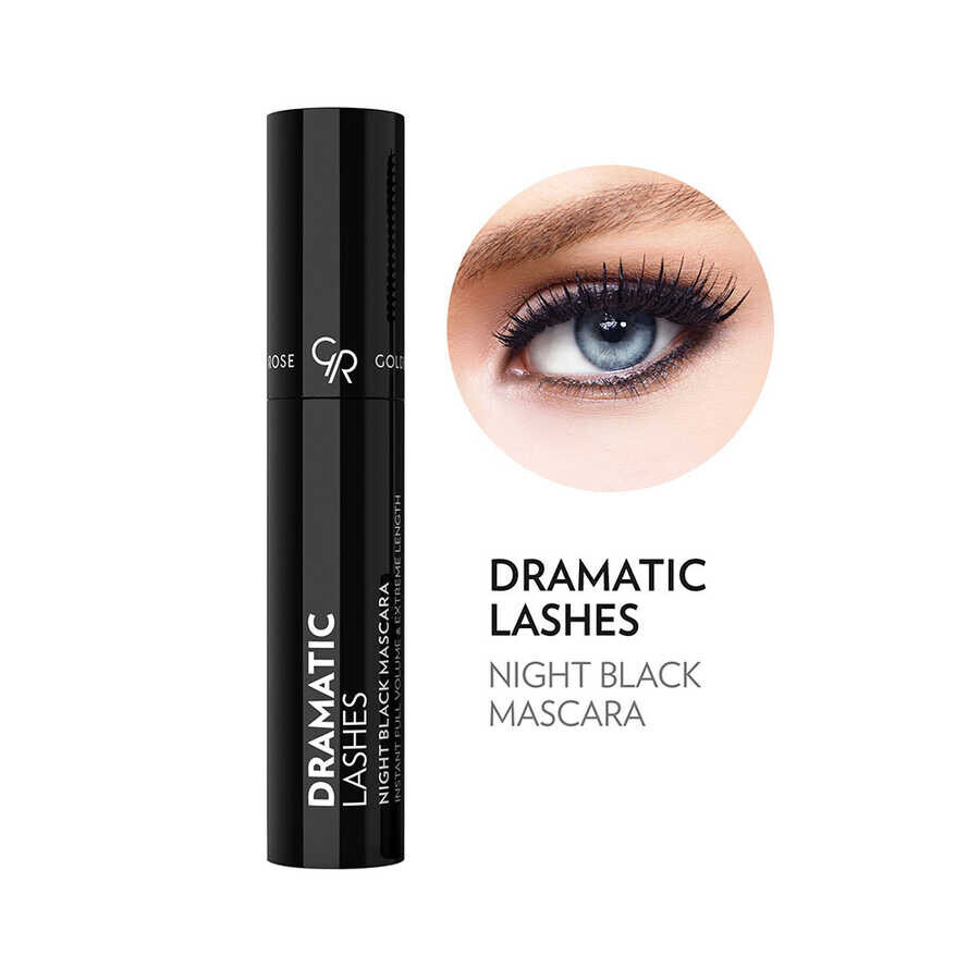 Golden Rose Dramatic Lashes Night Black Mascara 13 ml Lenghtening