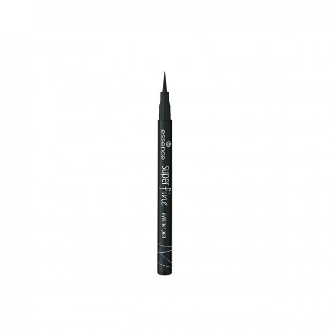 ESSENCE SUPER FINE EYELINER PEN EYELINER W PISAKU - 01 DEEP BLACK 1ML