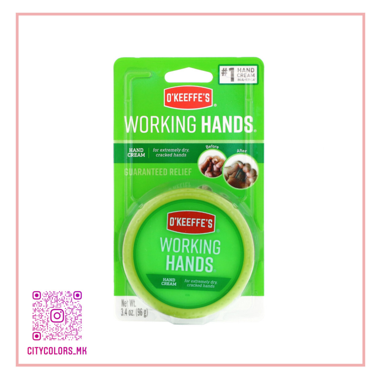 O&#39;Keeffe&#39;s Working Hand Hand Cream - 96 ج