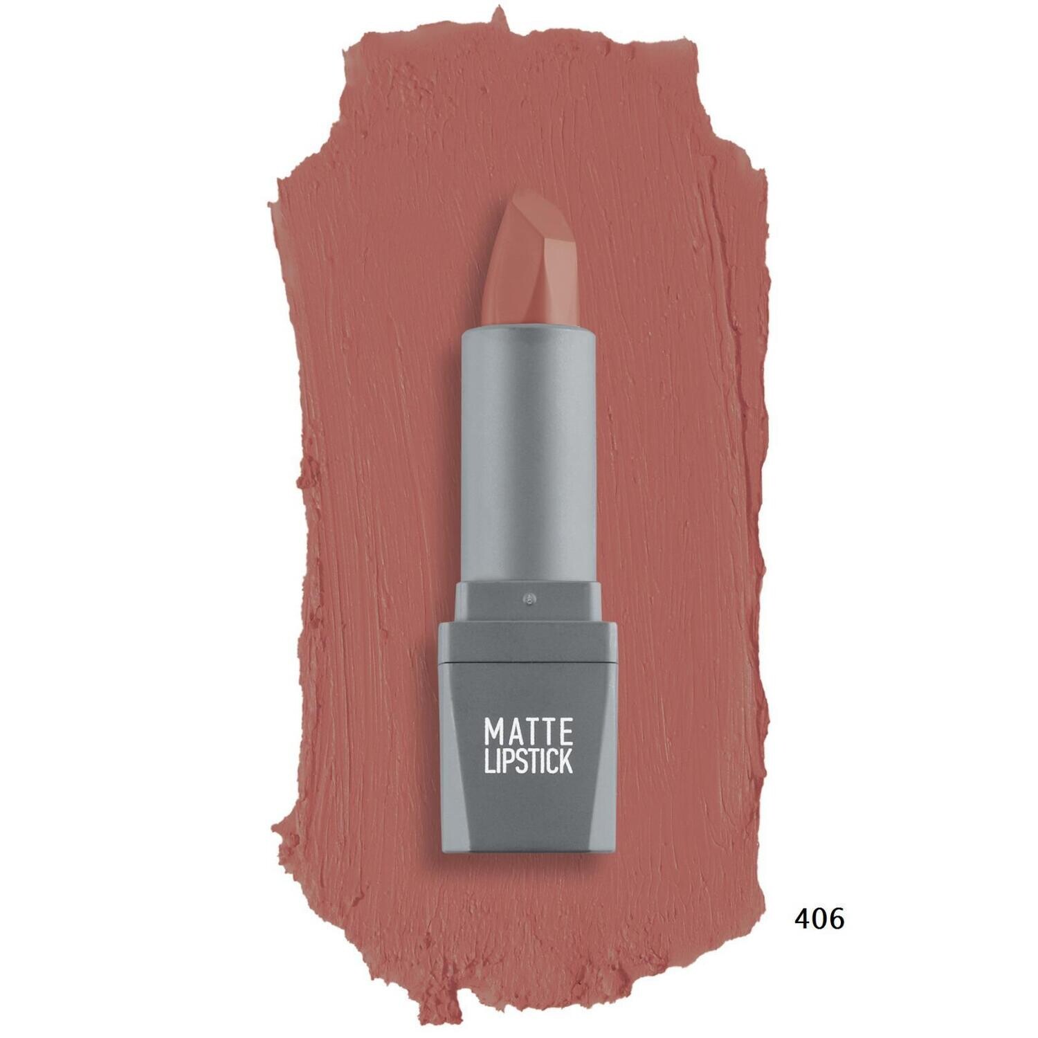 Matte Lipstick – 406 – Soft Terracotta