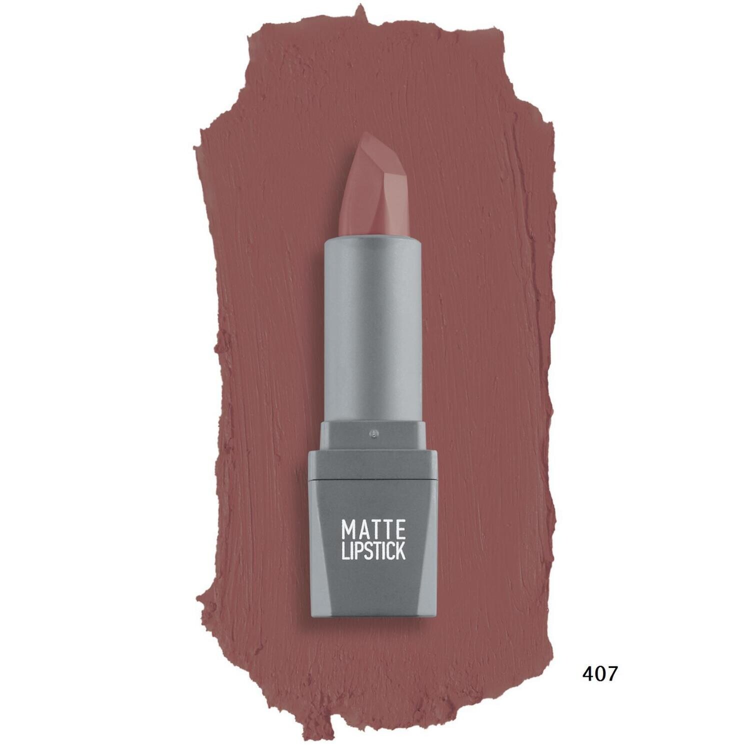 Matte Lipstick – 407 – Dusty Red