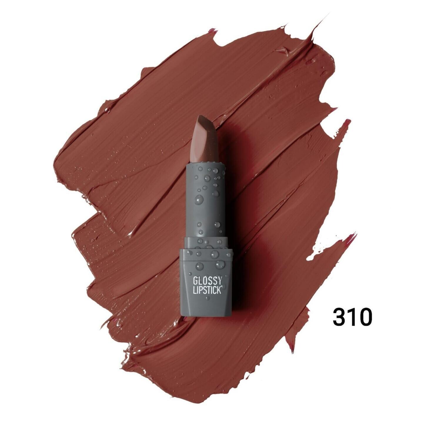 Glossy Lipstick – 310 – Spicy Rose