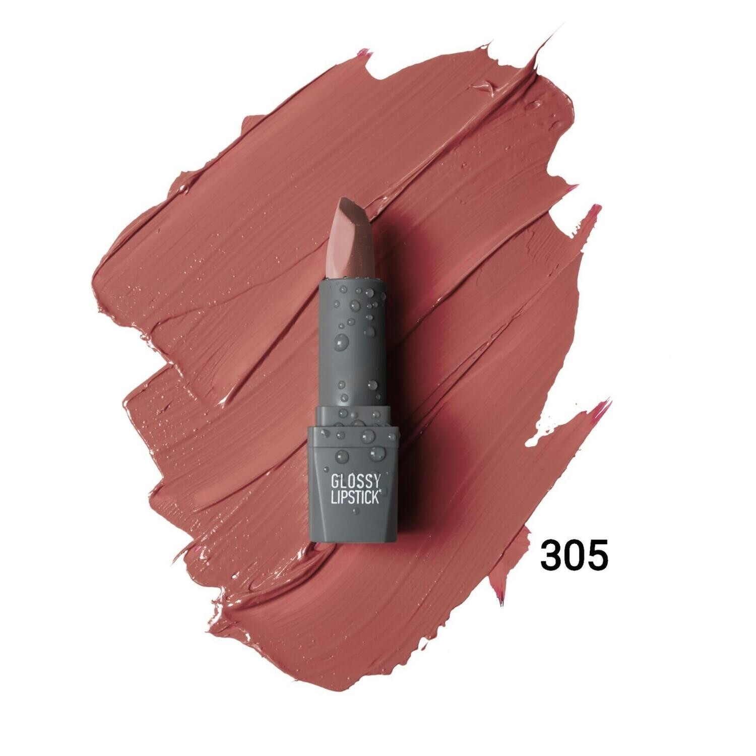 Glossy Lipstick – 305 – Rose Apricot