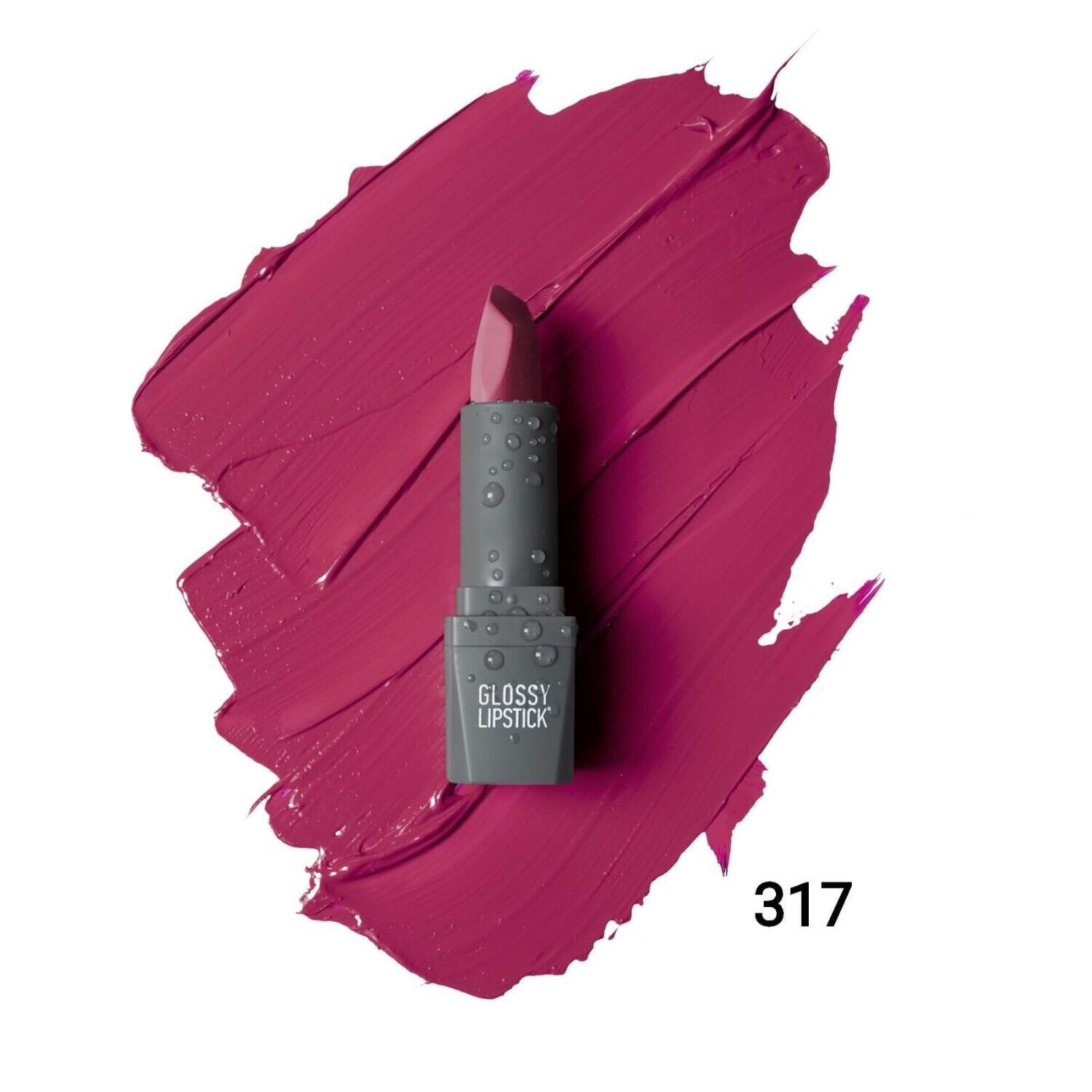 Glossy Lipstick – 317 – Bright Fuchsia
