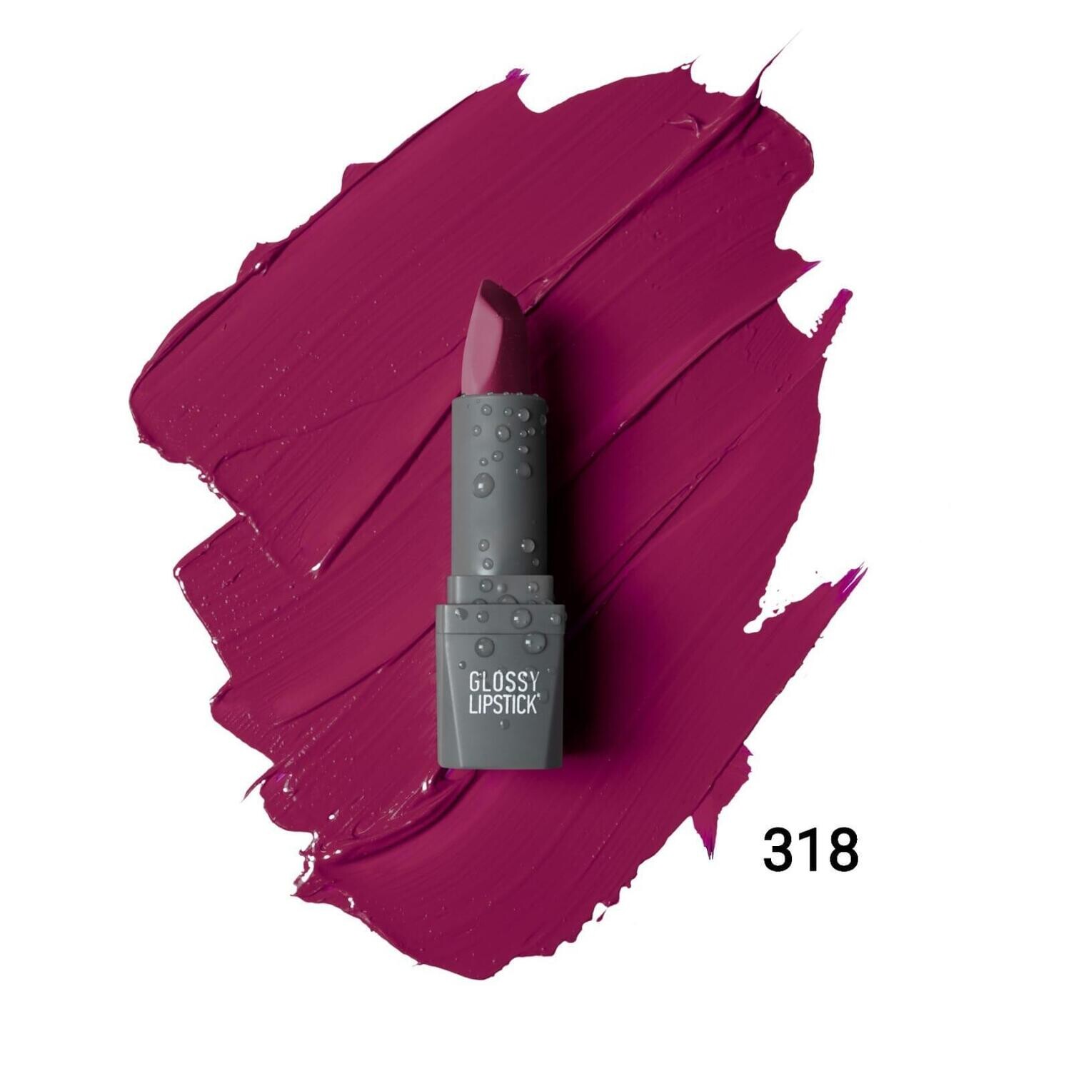 Glossy Lipstick – 318 – Berry
