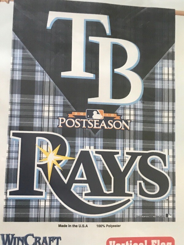 27&quot; x 37&quot; Tampa Bay Rays  vertical banner
