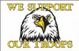 Military support flags