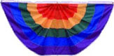 3&#39;x6&#39; Rainbow bunting nylon