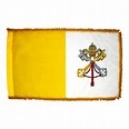 4&#39;x6&#39;Papal  -nylon/with gold fringe and pole sleeve
