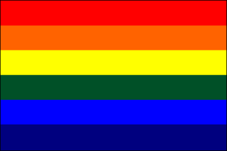 2&#39;x3&#39; Rainbow flag