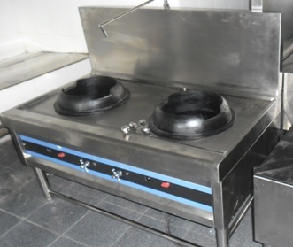 Double Gas Wok Range