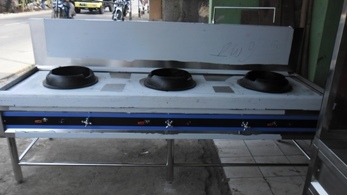 Triple Gas Wok Range