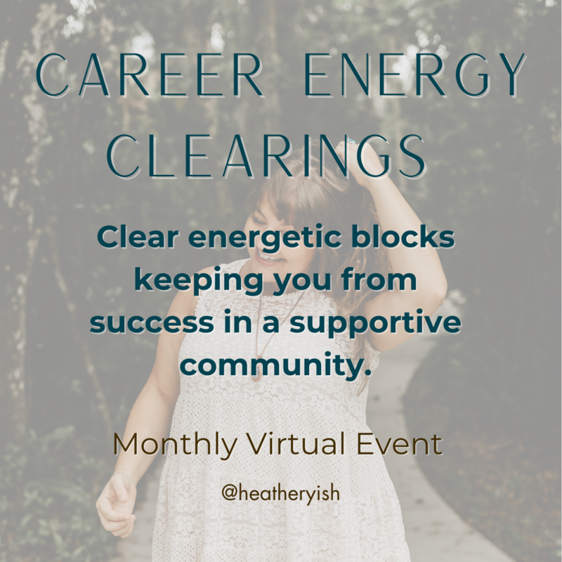 Career Energy Clearing Virtual Event