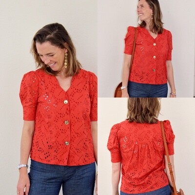 Top broderie anglaise MC Opullence Top broderie anglaise MC Opullence