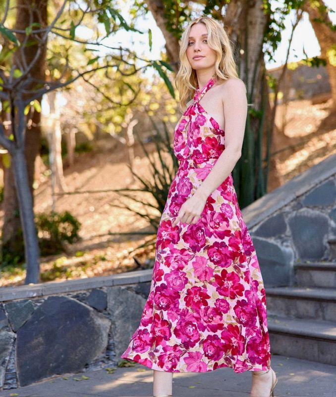 Robe longue fluide dos nu Robe longue fluide dos nu