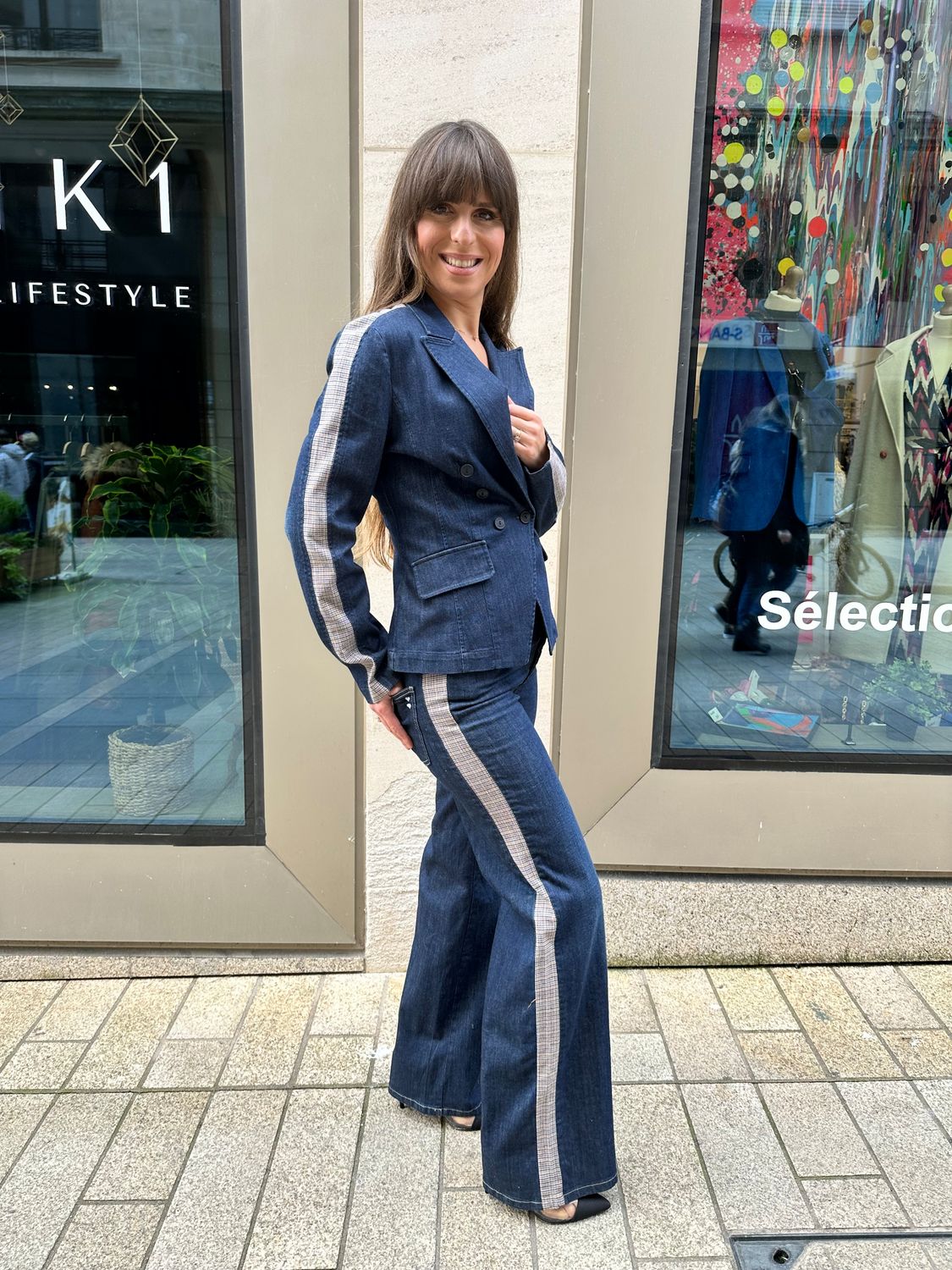 Veste cintrée denim