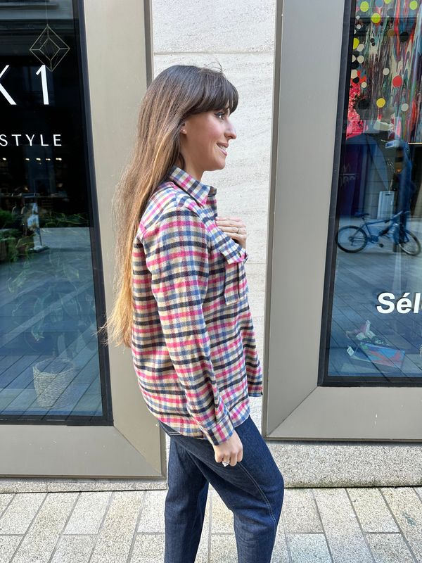 Chemise coton epais broderie dos Chemise coton epais broderie dos