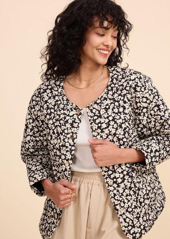 Veste imprimé fleuri