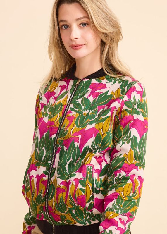 Veste réversible imprimée
