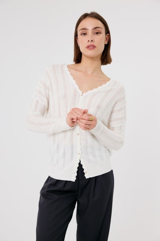 Cardigan ajouré