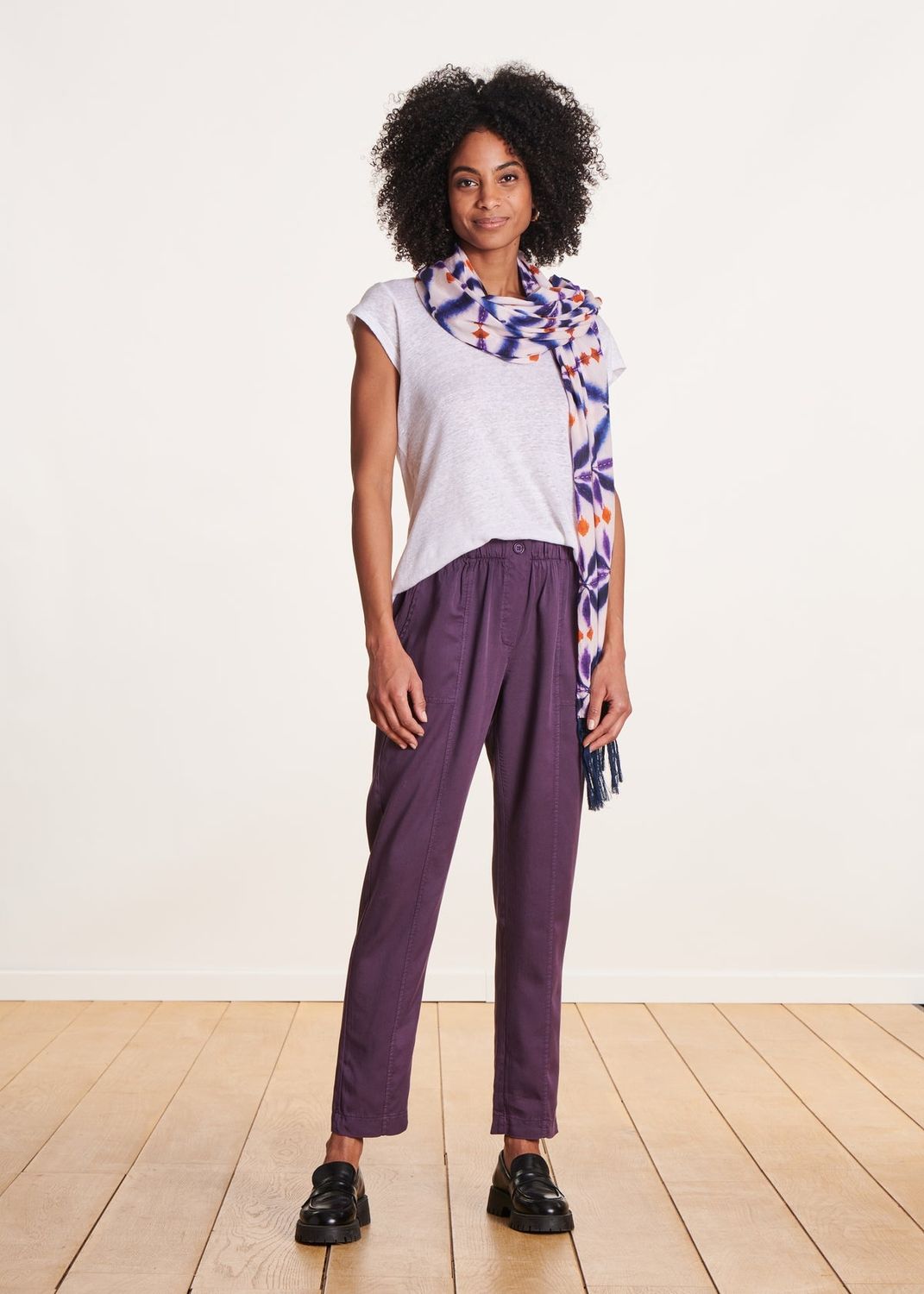 Pantalon fluide lyocell