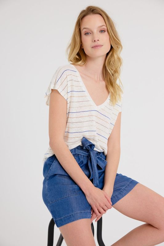 T-shirt à rayures