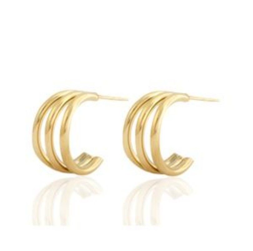 Boucles d’oreille triples creoles