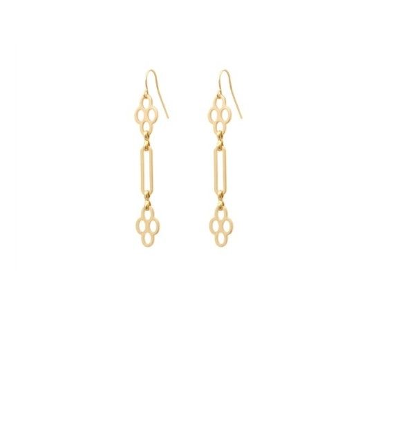 Boucles d’oreille pendantes géométriques