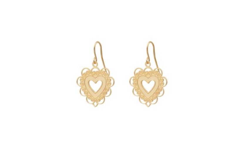 Boucles d’oreille coeur