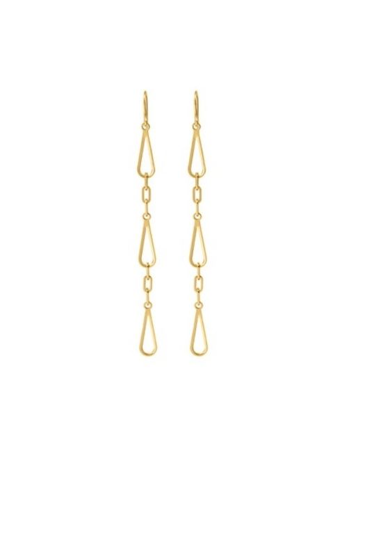 Boucles d’oreille pendantes en maillon