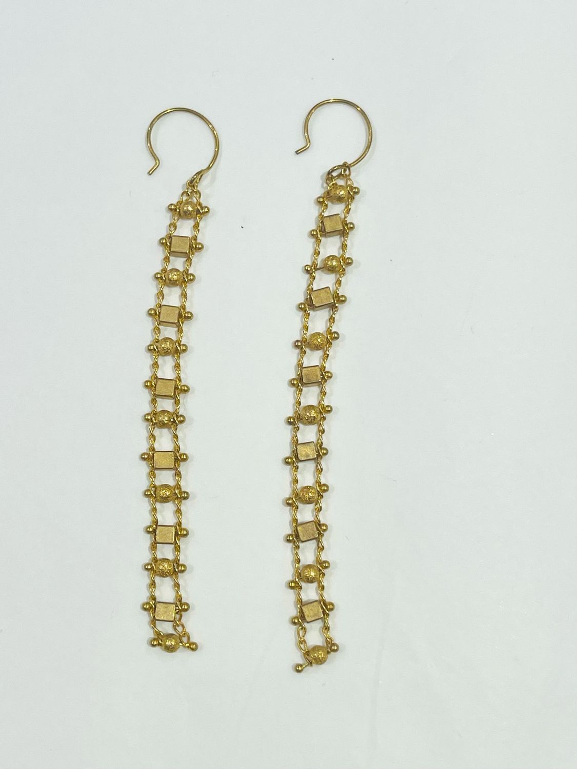 Boucles d’oreille pendante en maillon