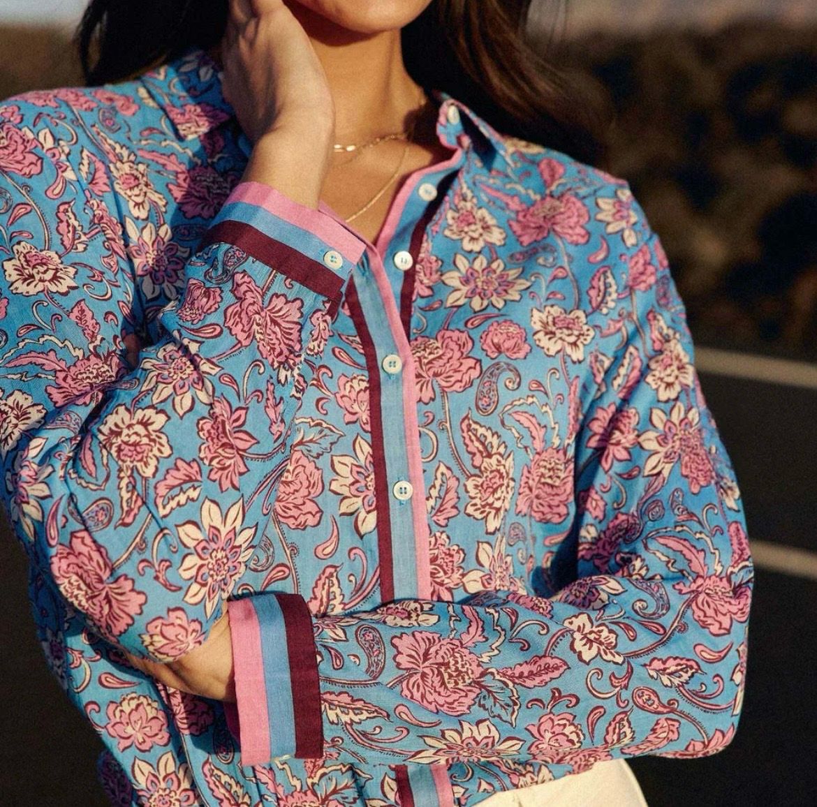 Chemisier imprimé fleuri