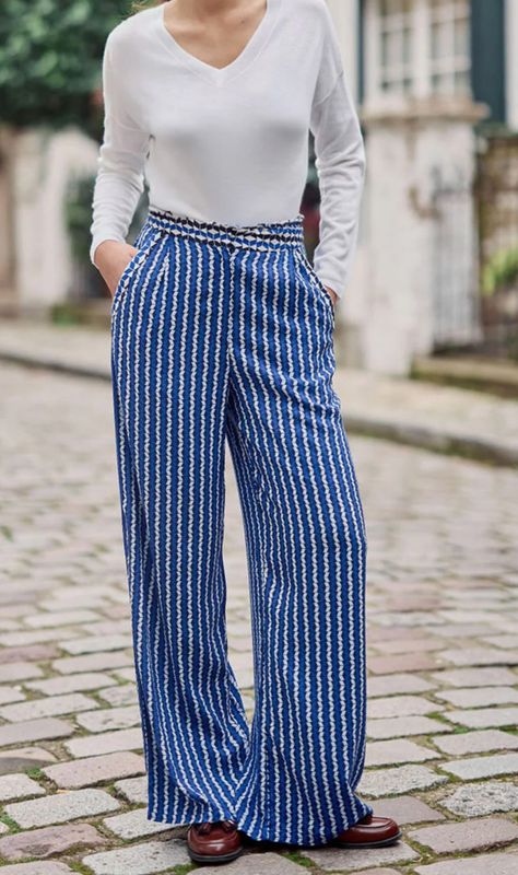 Pantalon imprimé géométrique