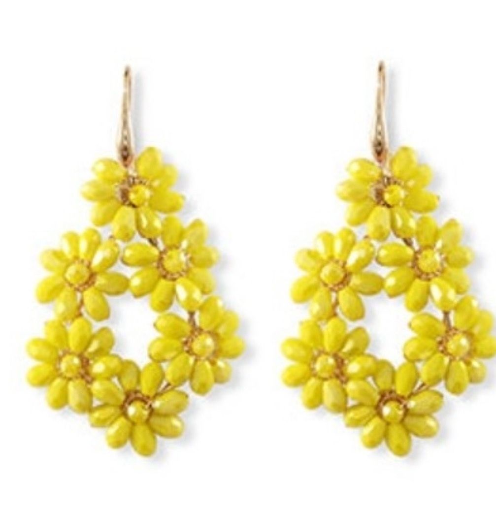 Boucles d’oreille fleurs