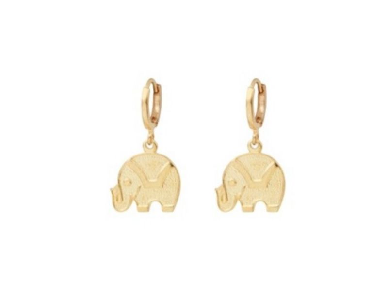 Boucles d’oreille éléphants