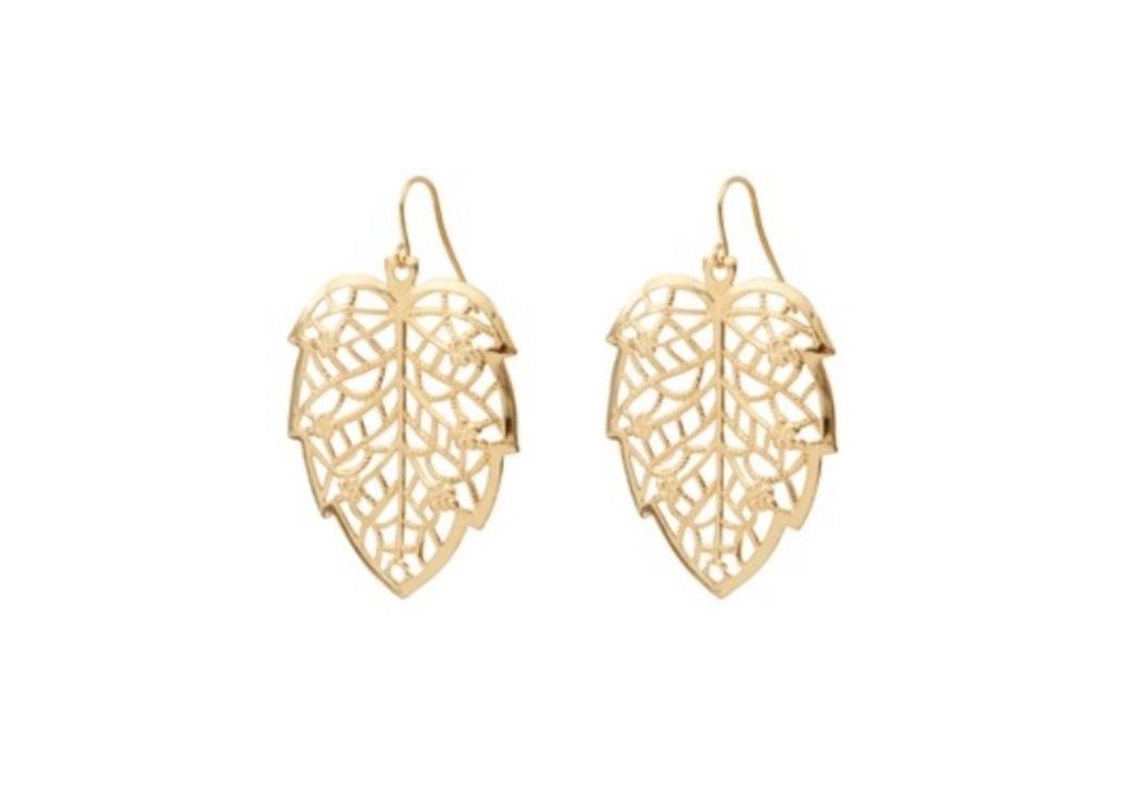 Boucles d’oreille feuille