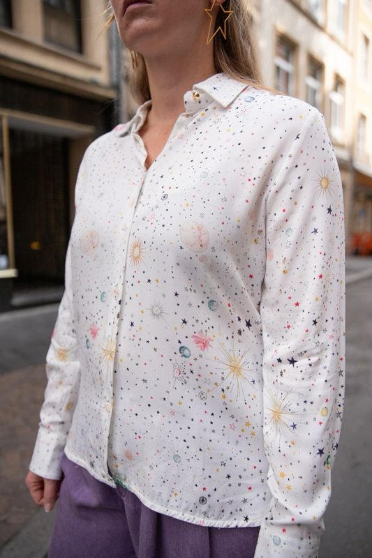 Chemise imprimé étoiles