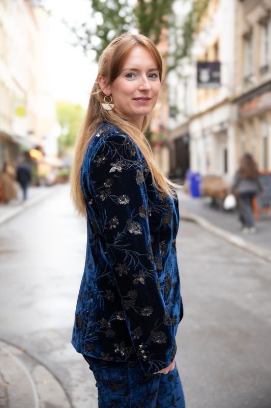 Veste brodée sequins