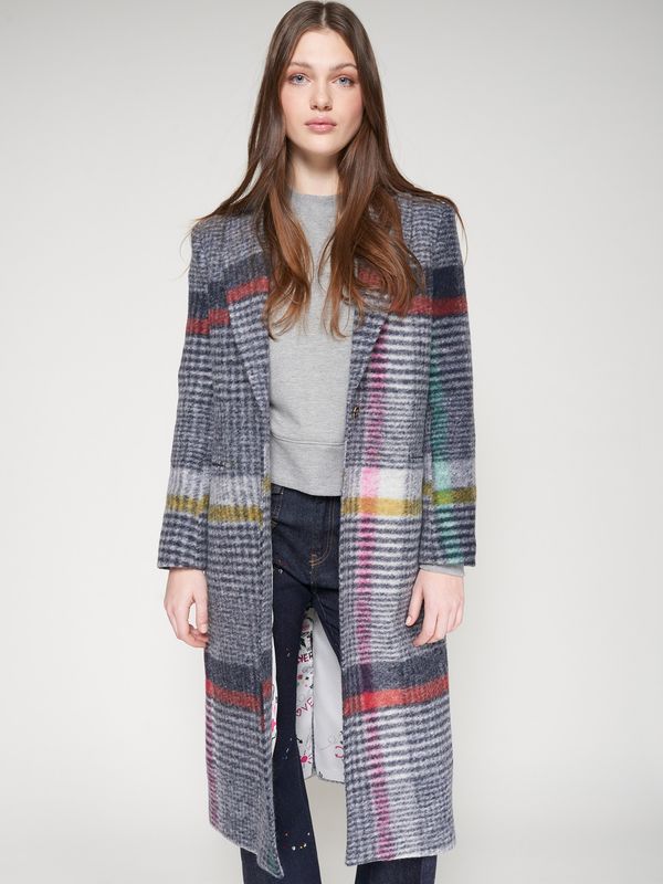 Manteau multicolore