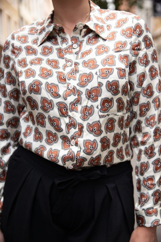 Chemise imprimé floral