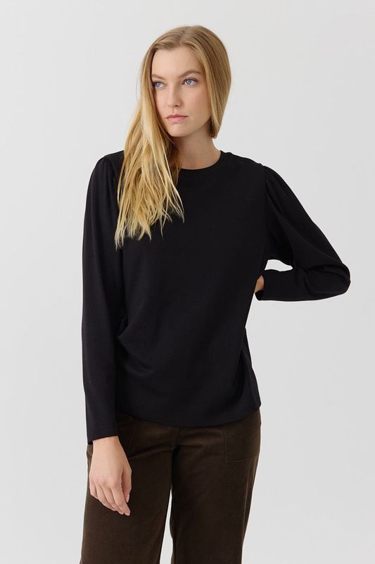 T-shirt manches longues noir