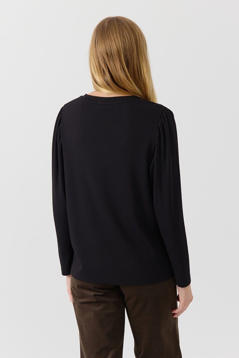 T-shirt manches longues noir