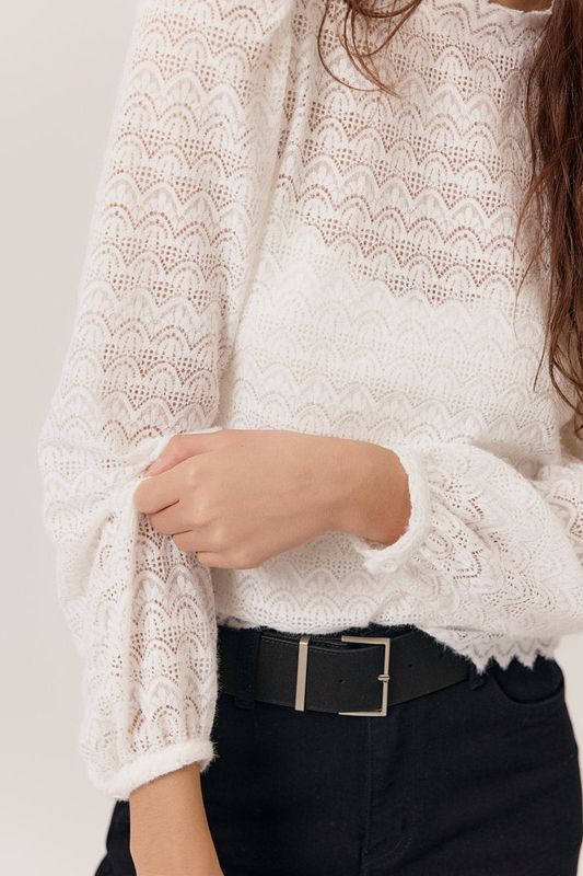 Blouse ajourée